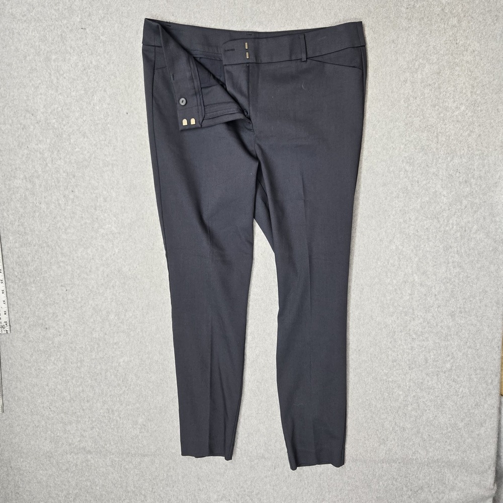 LOFT Women Pants 14 Navy Dress Pants Marisa 28" Inseam NWT